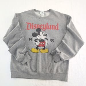 Disney Parks Mickey Crewneck Pullover *As Is* Women's Size Small